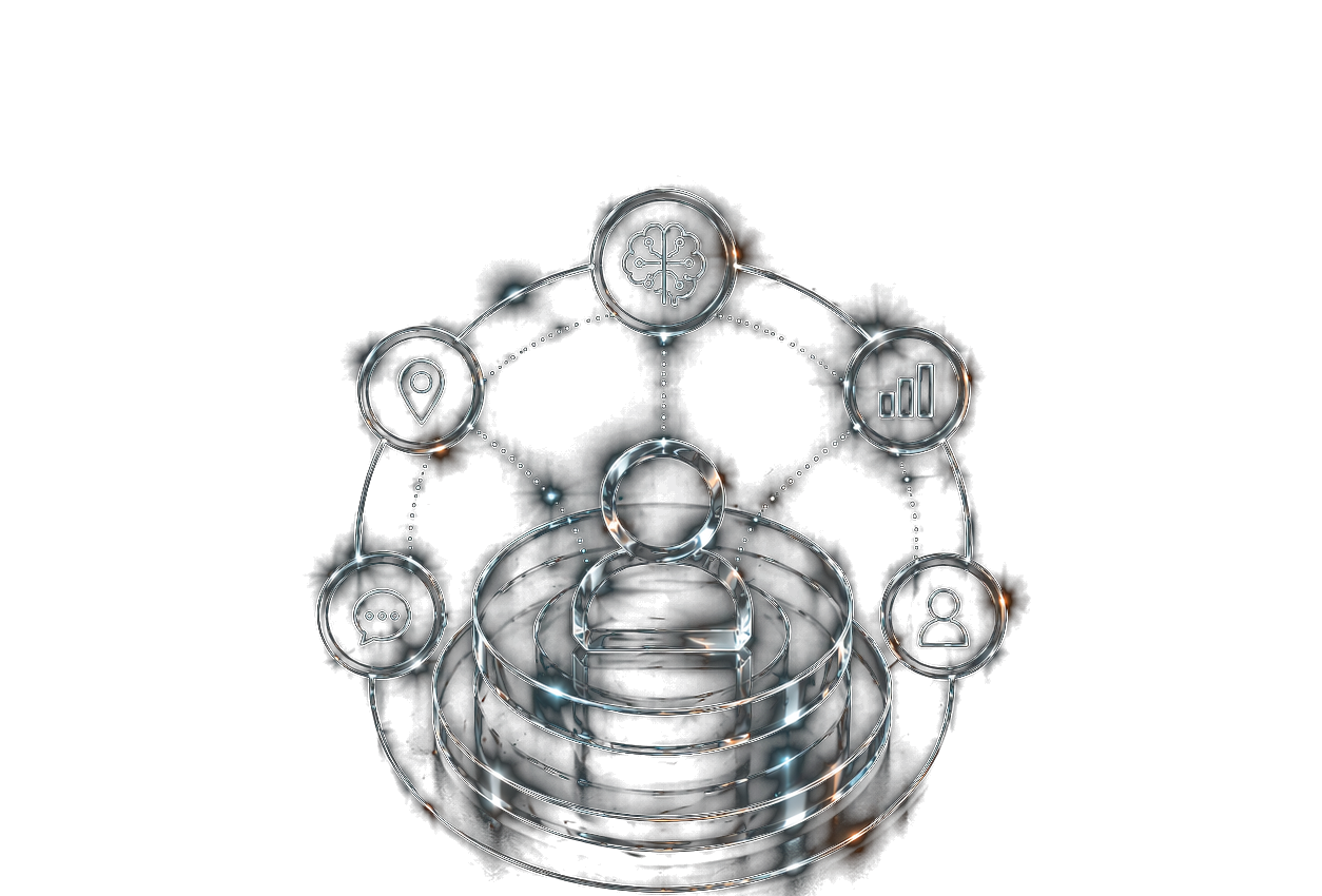 Context-aware agent layer visual